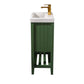 Legion Furniture WLF9018-VG Legion Furniture WLF9018-VG 18" Vogue Green Sink Vanity