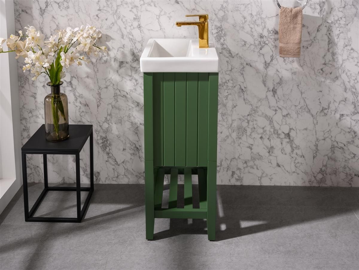 Legion Furniture WLF9018-VG Legion Furniture WLF9018-VG 18" Vogue Green Sink Vanity