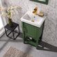 Legion Furniture WLF9018-VG Legion Furniture WLF9018-VG 18" Vogue Green Sink Vanity