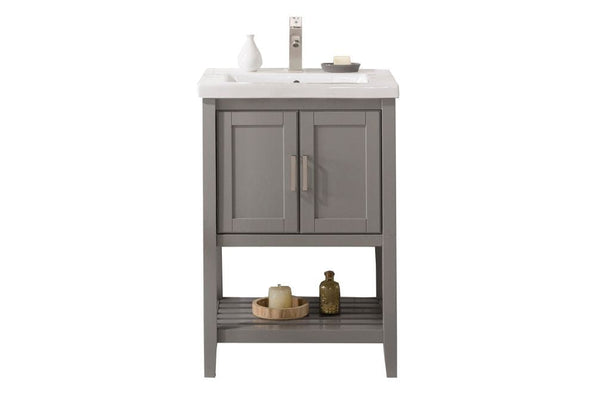 Legion Furniture WLF9024-G Legion Furniture WLF9024-G 24 KD Gray Sink Vanity