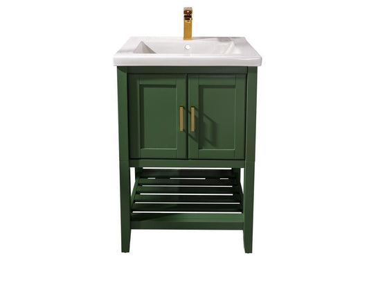 Legion Furniture WLF9024-VG Legion Furniture WLF9024-VG 24" KD Vogue Green Sink Vanity