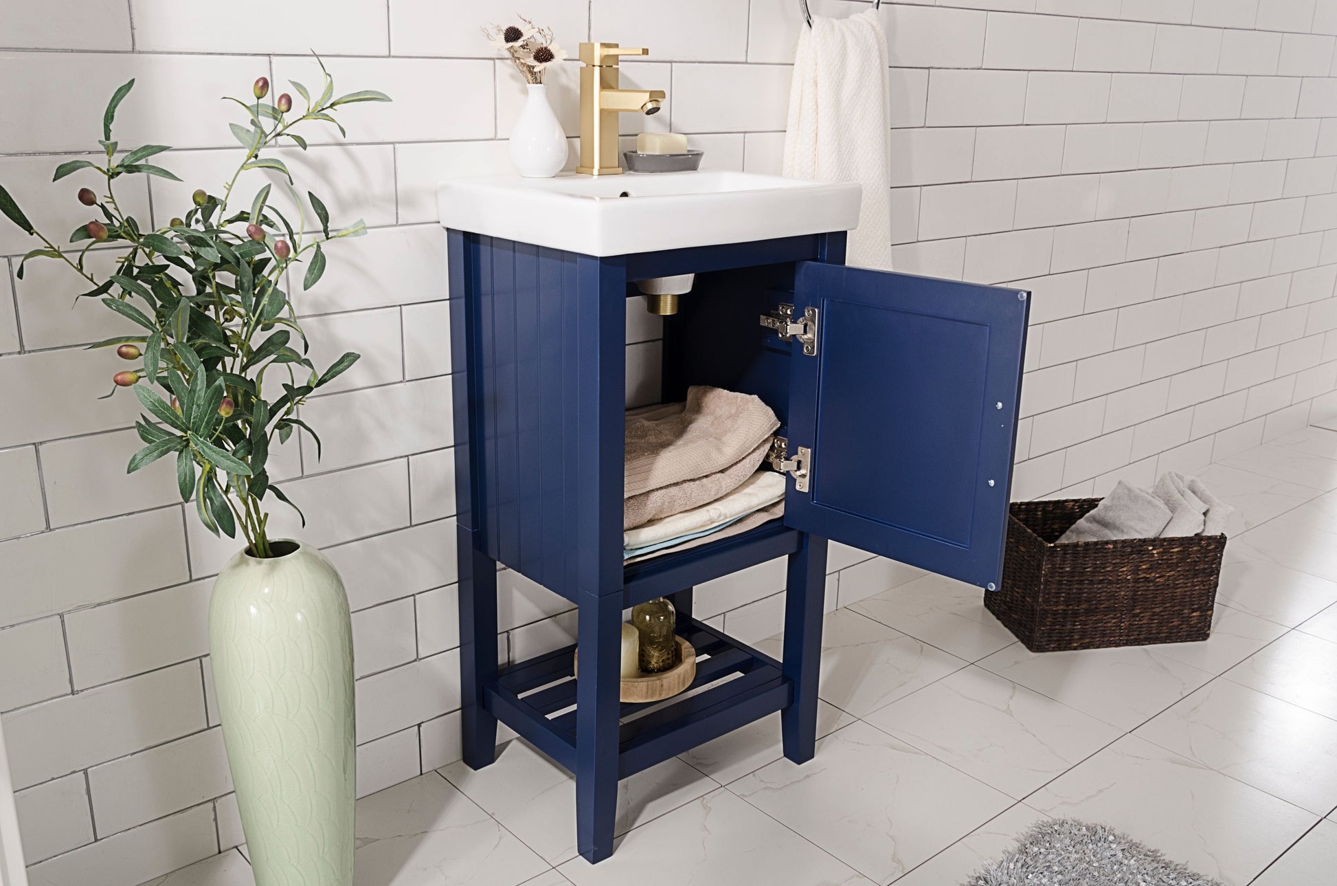 Legion Furniture WLF9218-B Legion Furniture WLF9218-B 18" Blue Sink Vanity