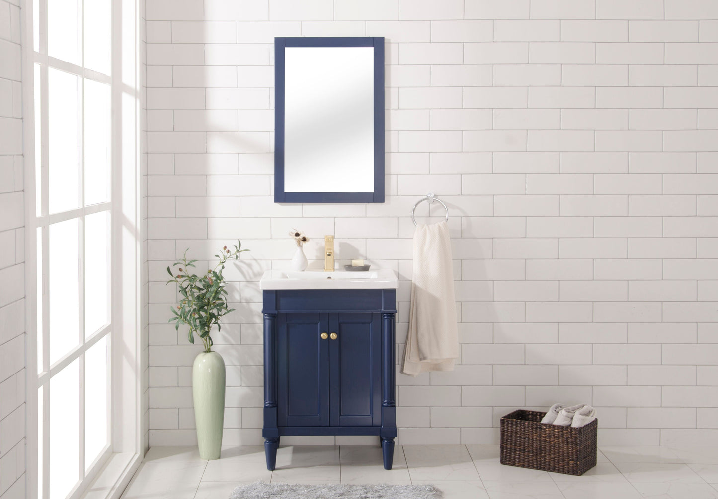 Legion Furniture WLF9224-B Legion Furniture WLF9224-B 24" Blue Sink Vanity