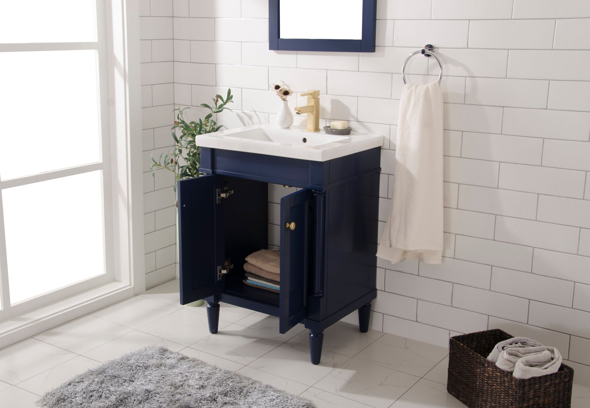 Legion Furniture WLF9224-B Legion Furniture WLF9224-B 24" Blue Sink Vanity