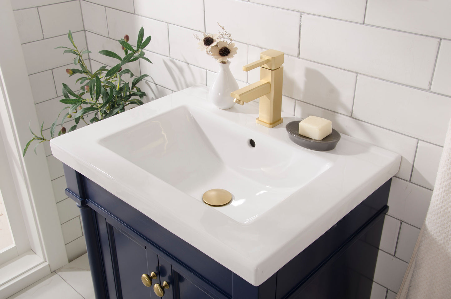 Legion Furniture WLF9224-B Legion Furniture WLF9224-B 24" Blue Sink Vanity