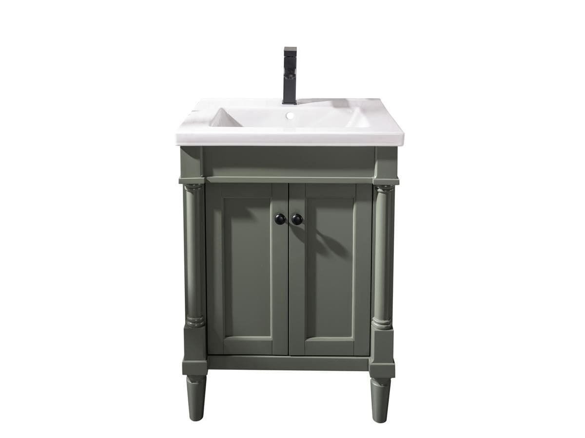 Legion Furniture WLF9224-PG Legion Furniture WLF9224-PG 24" Pewter Green Sink Vanity