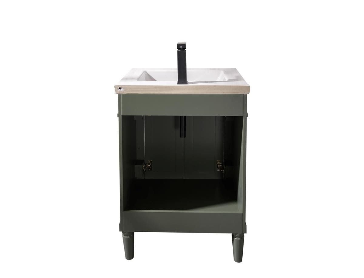 Legion Furniture WLF9224-PG Legion Furniture WLF9224-PG 24" Pewter Green Sink Vanity