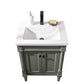 Legion Furniture WLF9224-PG Legion Furniture WLF9224-PG 24" Pewter Green Sink Vanity