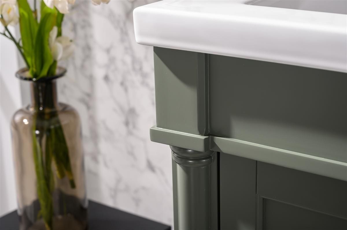 Legion Furniture WLF9224-PG Legion Furniture WLF9224-PG 24" Pewter Green Sink Vanity