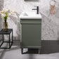 Legion Furniture WLF9224-PG Legion Furniture WLF9224-PG 24" Pewter Green Sink Vanity