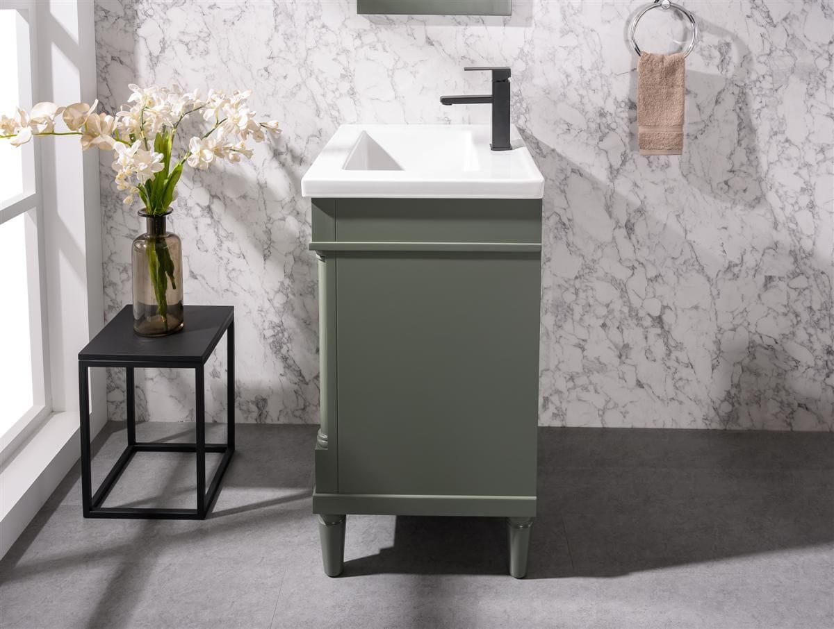 Legion Furniture WLF9224-PG Legion Furniture WLF9224-PG 24" Pewter Green Sink Vanity