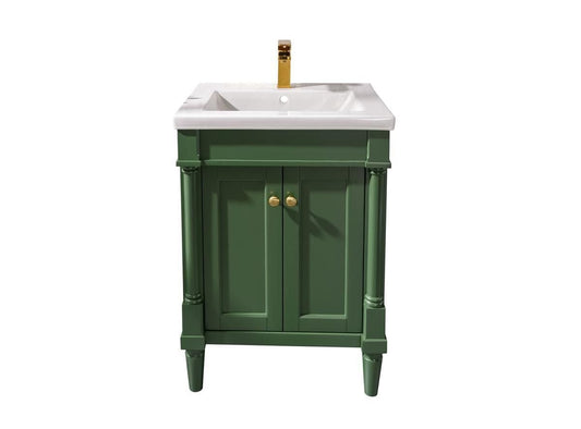 Legion Furniture WLF9224-VG Legion Furniture WLF9224-VG 24" Vogue Green Sink Vanity