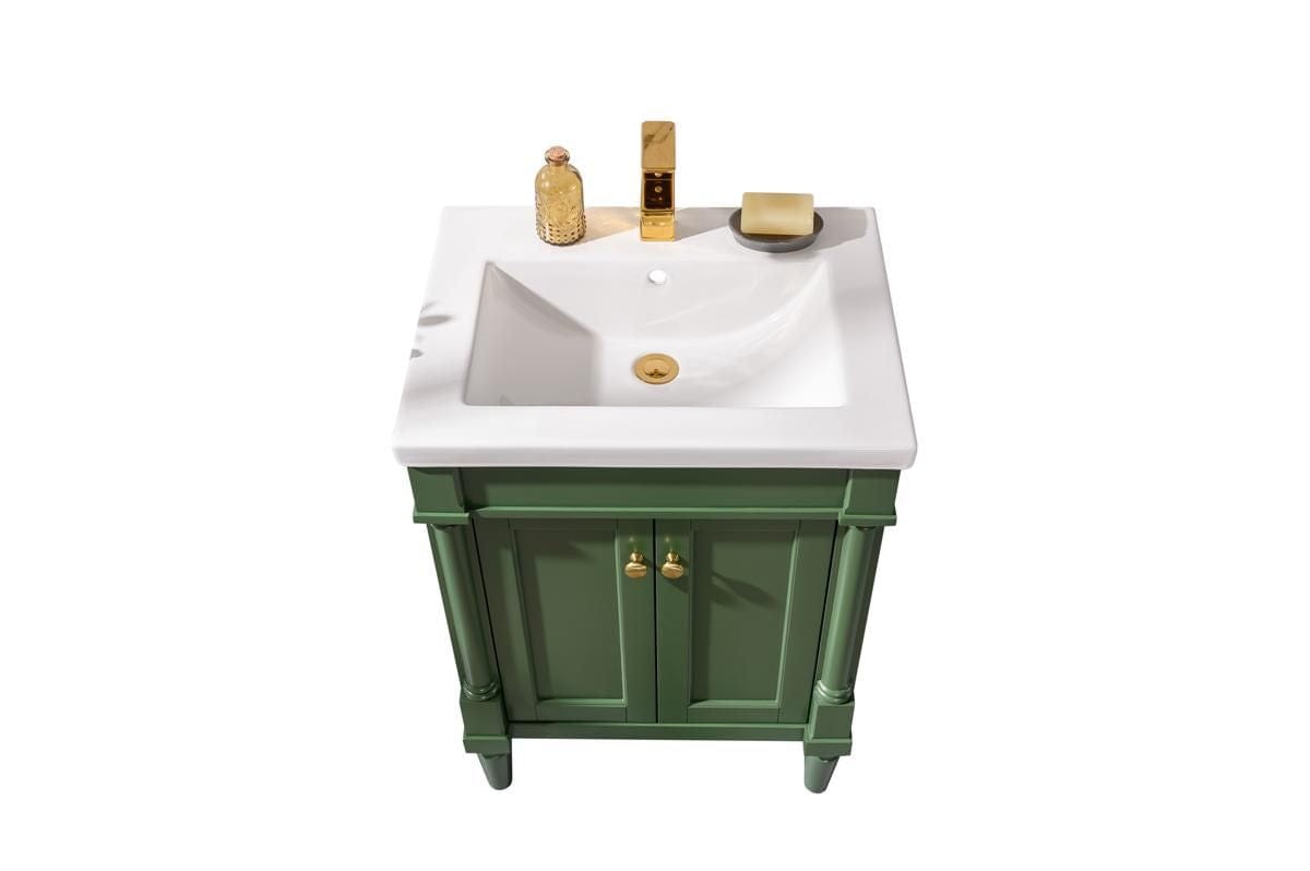 Legion Furniture WLF9224-VG Legion Furniture WLF9224-VG 24" Vogue Green Sink Vanity