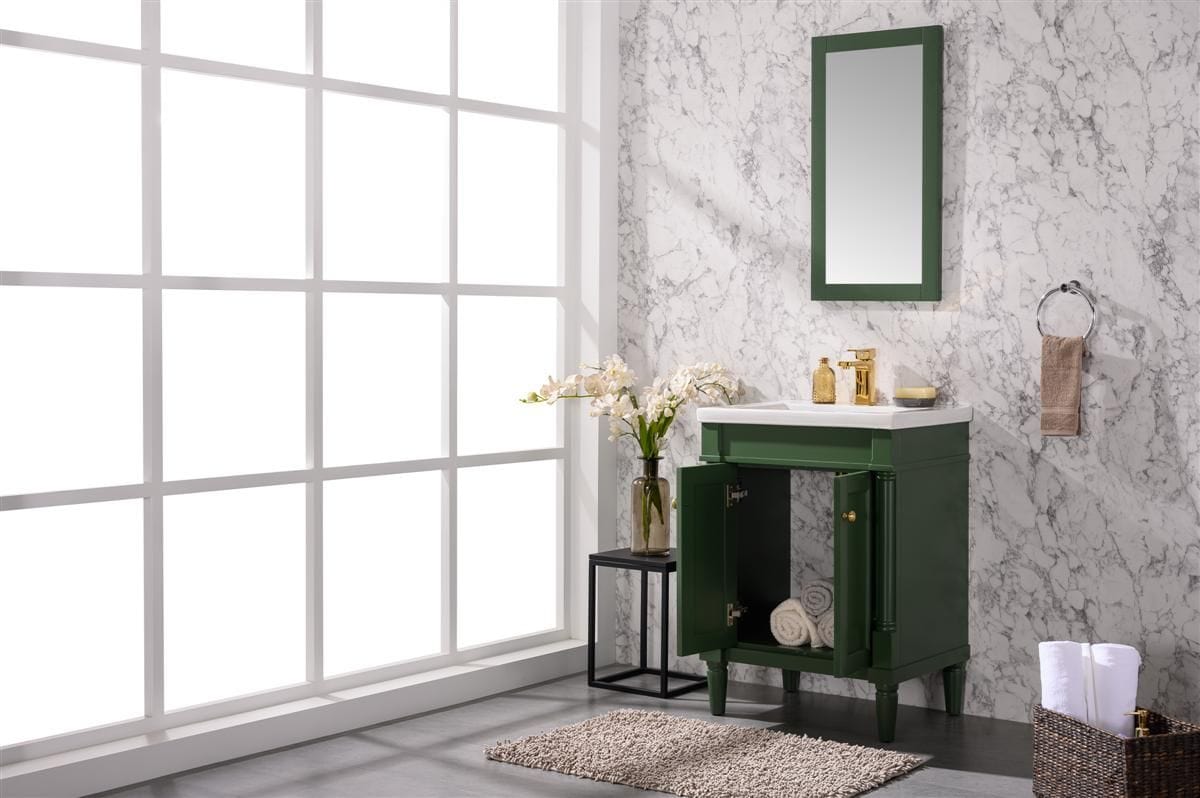 Legion Furniture WLF9224-VG Legion Furniture WLF9224-VG 24" Vogue Green Sink Vanity