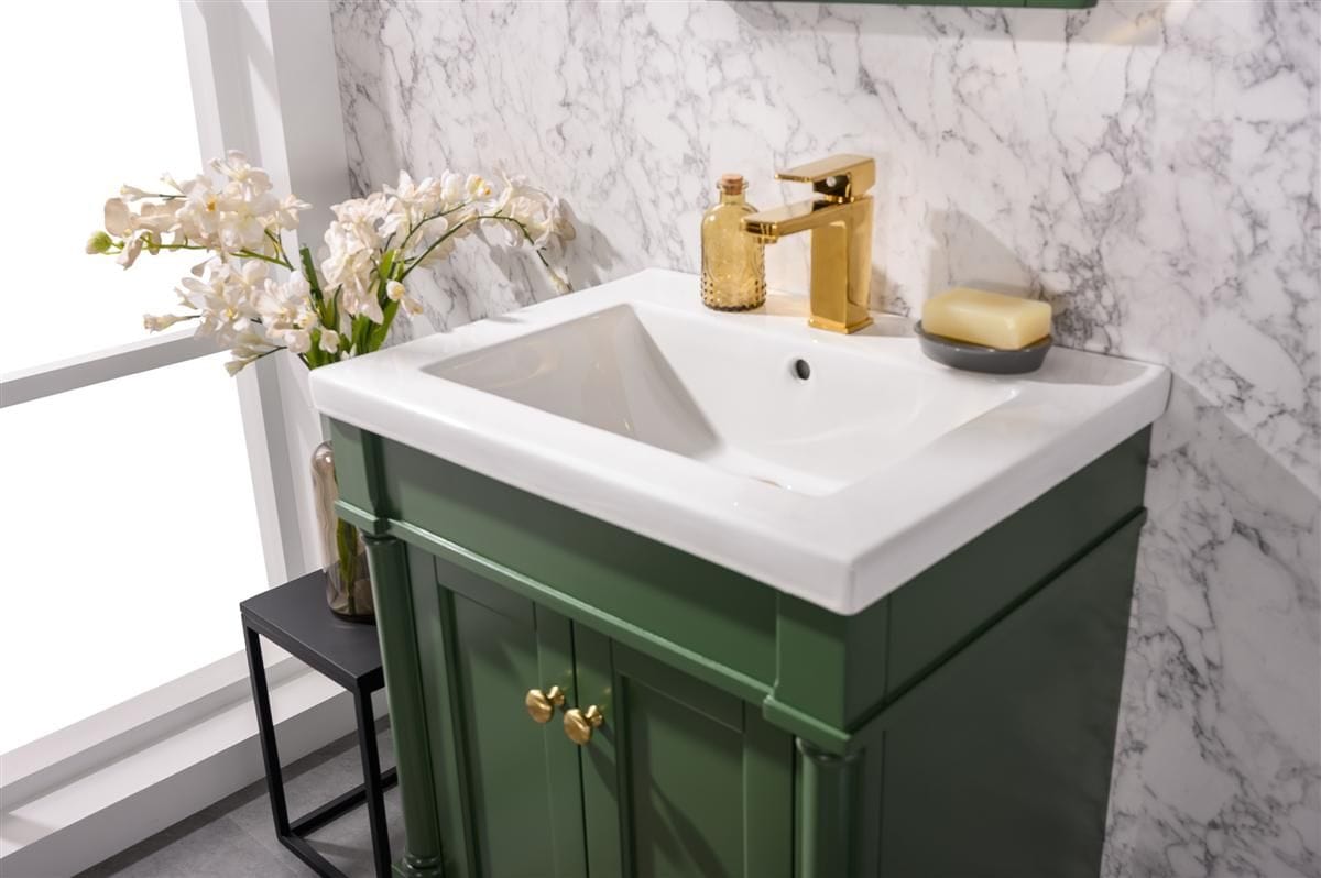 Legion Furniture WLF9224-VG Legion Furniture WLF9224-VG 24" Vogue Green Sink Vanity