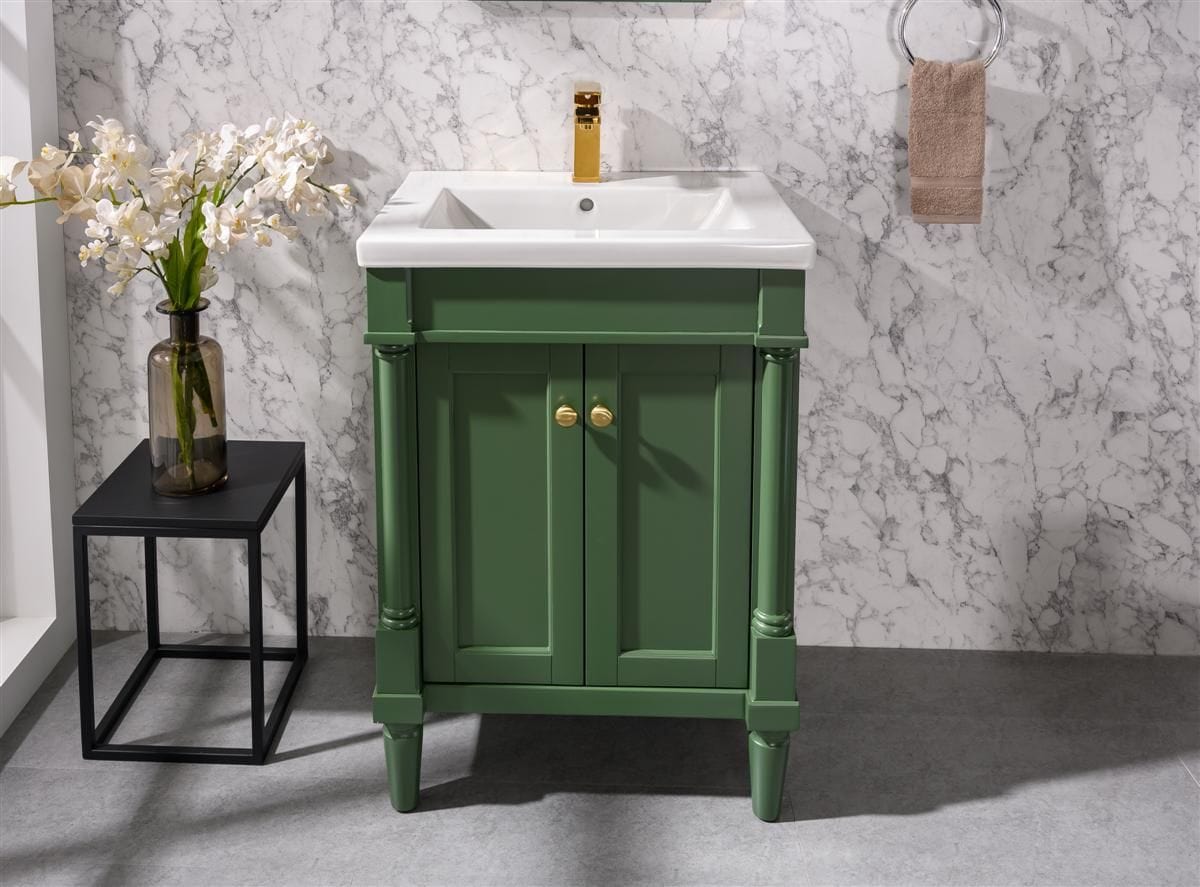 Legion Furniture WLF9224-VG Legion Furniture WLF9224-VG 24" Vogue Green Sink Vanity