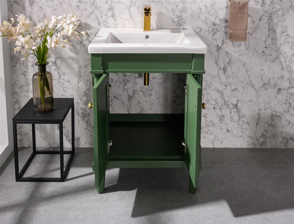 Legion Furniture WLF9224-VG Legion Furniture WLF9224-VG 24" Vogue Green Sink Vanity