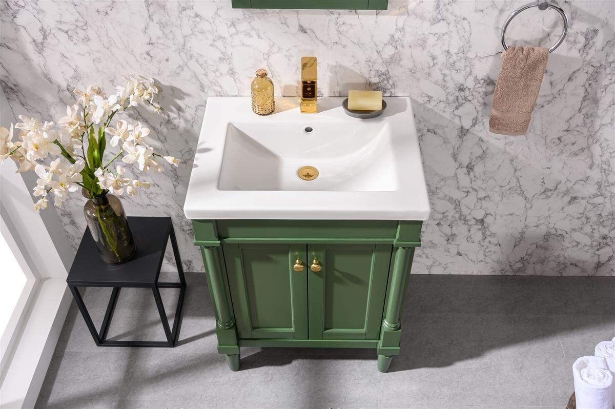 Legion Furniture WLF9224-VG Legion Furniture WLF9224-VG 24" Vogue Green Sink Vanity