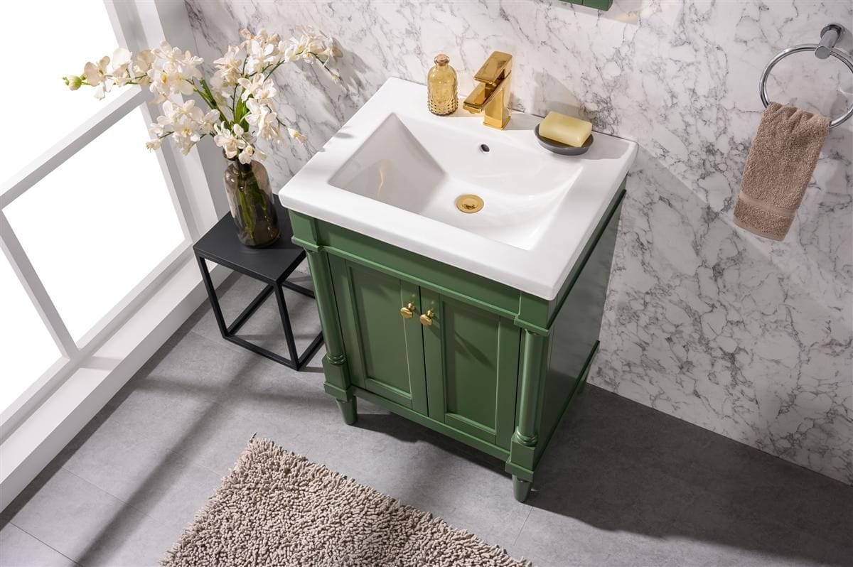 Legion Furniture WLF9224-VG Legion Furniture WLF9224-VG 24" Vogue Green Sink Vanity