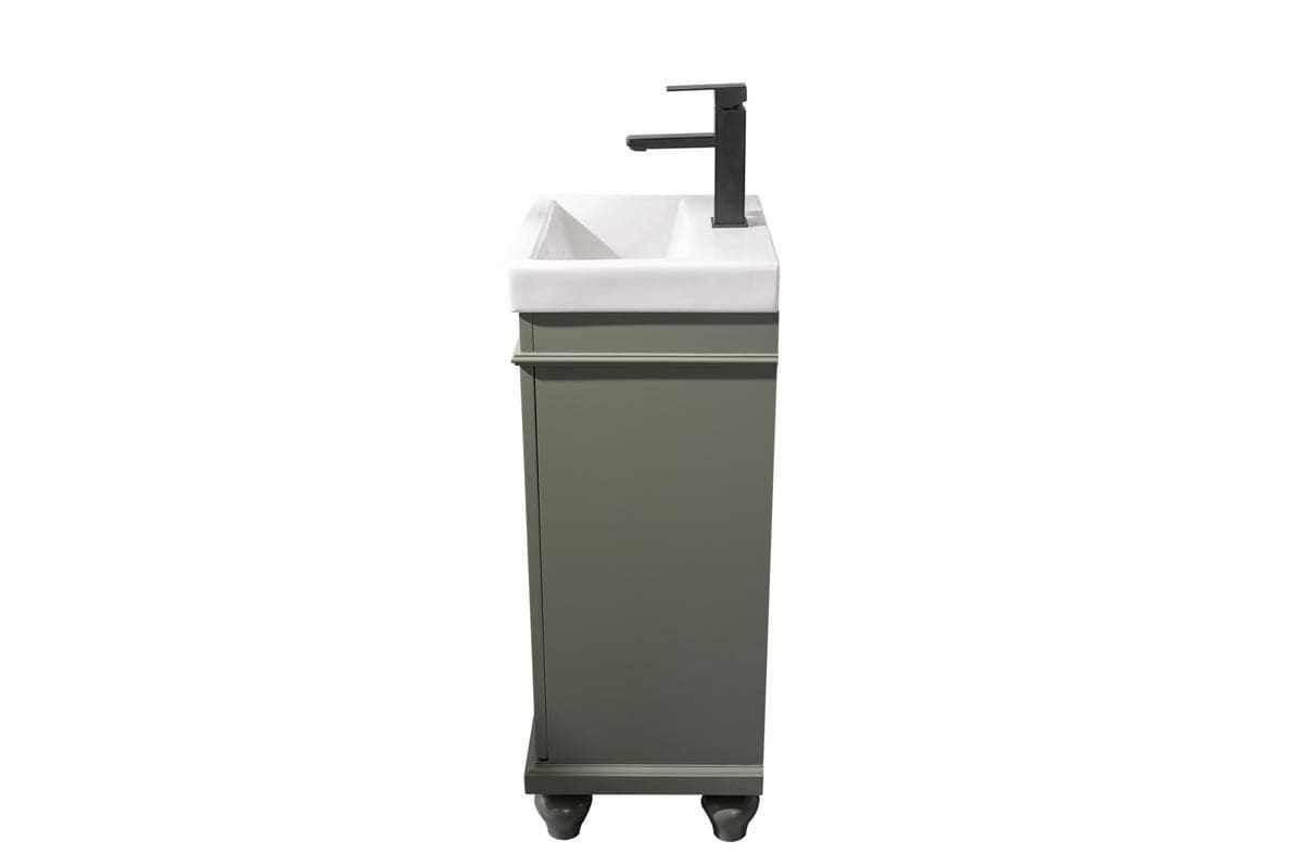 Legion Furniture WLF9318-PG Legion Furniture WLF9318-PG 18" Pewter Green Sink Vanity