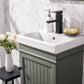 Legion Furniture WLF9318-PG Legion Furniture WLF9318-PG 18" Pewter Green Sink Vanity