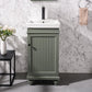 Legion Furniture WLF9318-PG Legion Furniture WLF9318-PG 18" Pewter Green Sink Vanity