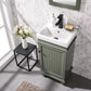 Legion Furniture WLF9318-PG Legion Furniture WLF9318-PG 18" Pewter Green Sink Vanity