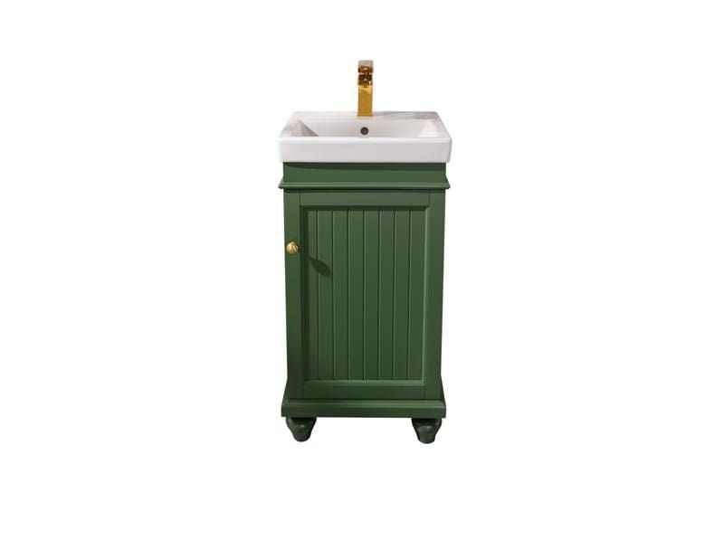 Legion Furniture WLF9318-VG Legion Furniture WLF9318-VG 18" Vogue Green Sink Vanity