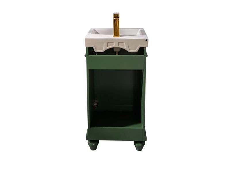 Legion Furniture WLF9318-VG Legion Furniture WLF9318-VG 18" Vogue Green Sink Vanity