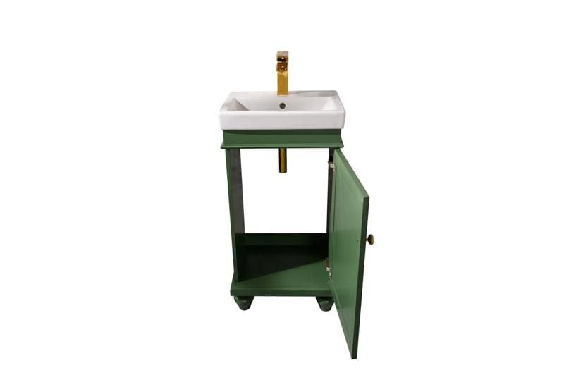 Legion Furniture WLF9318-VG Legion Furniture WLF9318-VG 18" Vogue Green Sink Vanity