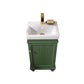 Legion Furniture WLF9318-VG Legion Furniture WLF9318-VG 18" Vogue Green Sink Vanity