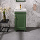 Legion Furniture WLF9318-VG Legion Furniture WLF9318-VG 18" Vogue Green Sink Vanity