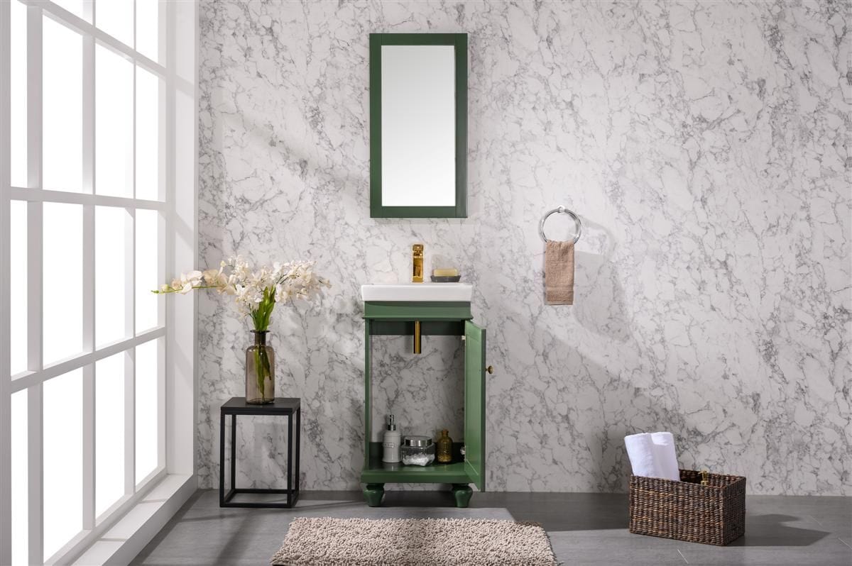 Legion Furniture WLF9318-VG Legion Furniture WLF9318-VG 18" Vogue Green Sink Vanity