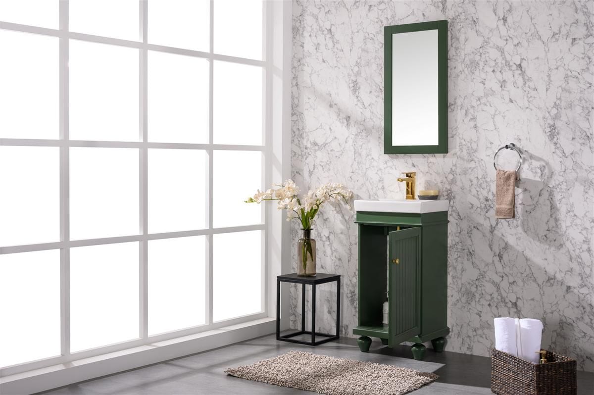 Legion Furniture WLF9318-VG Legion Furniture WLF9318-VG 18" Vogue Green Sink Vanity