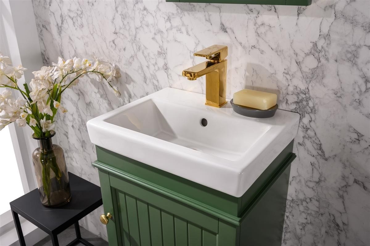 Legion Furniture WLF9318-VG Legion Furniture WLF9318-VG 18" Vogue Green Sink Vanity