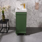 Legion Furniture WLF9318-VG Legion Furniture WLF9318-VG 18" Vogue Green Sink Vanity