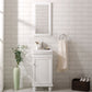 Legion Furniture WLF9318-W Legion Furniture WLF9318-W 18" White Sink Vanity