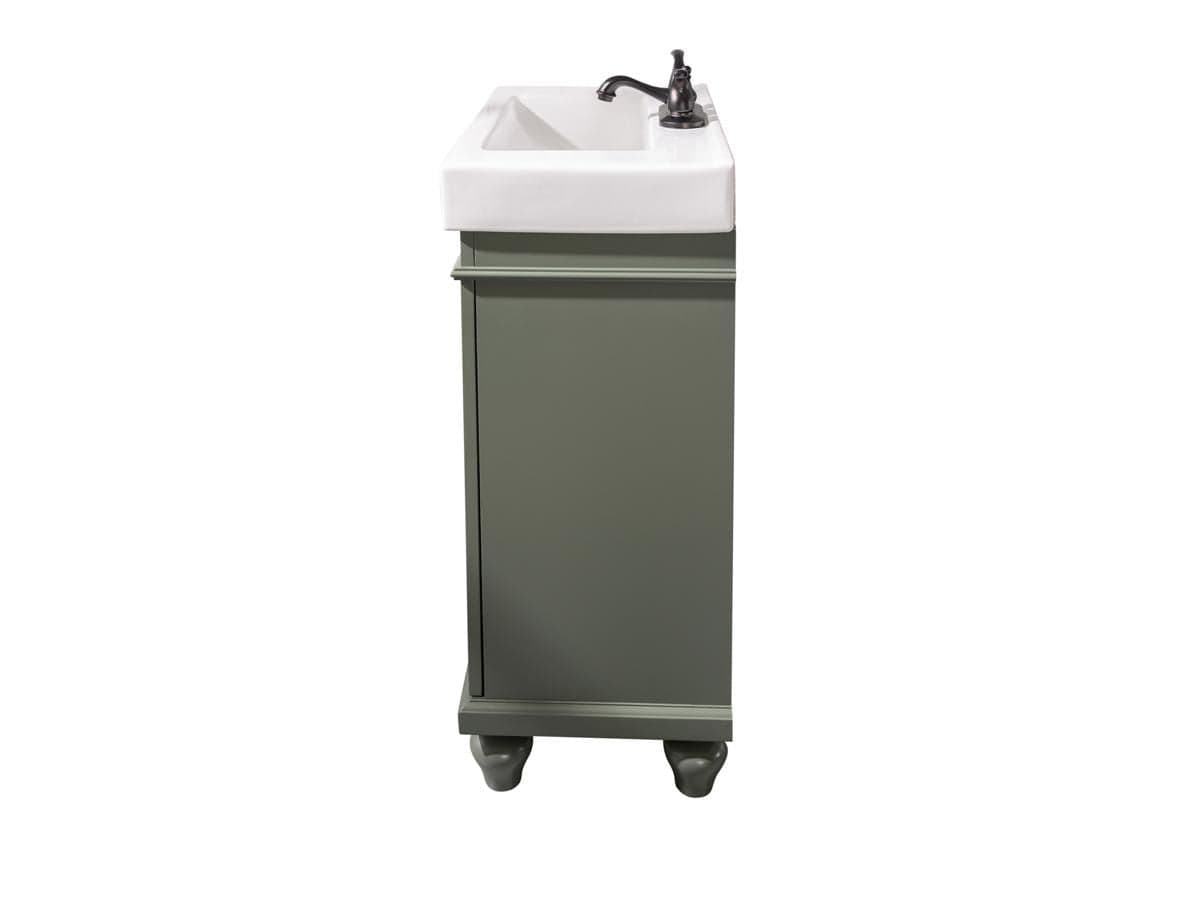 Legion Furniture WLF9324-PG Legion Furniture WLF9324-PG 24" Pewter Green Sink Vanity