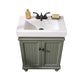 Legion Furniture WLF9324-PG Legion Furniture WLF9324-PG 24" Pewter Green Sink Vanity