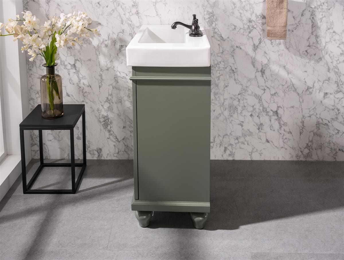 Legion Furniture WLF9324-PG Legion Furniture WLF9324-PG 24" Pewter Green Sink Vanity