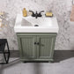 Legion Furniture WLF9324-PG Legion Furniture WLF9324-PG 24" Pewter Green Sink Vanity