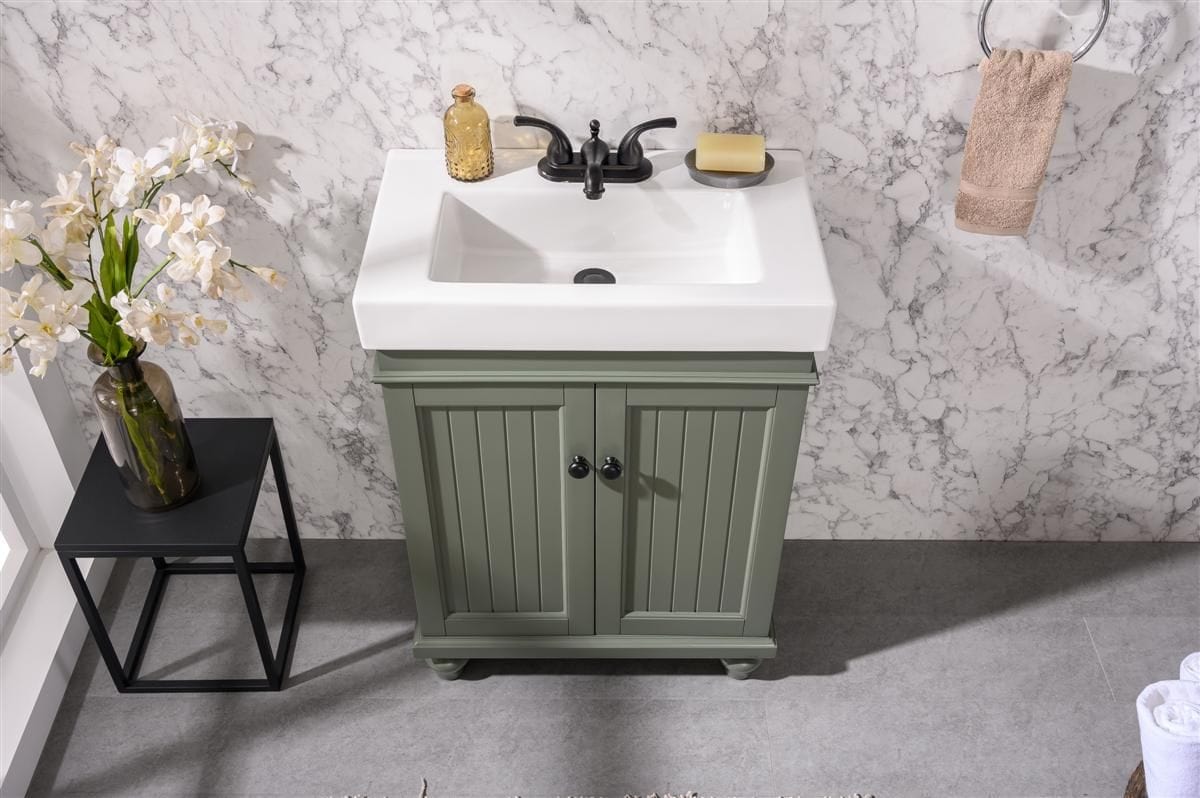 Legion Furniture WLF9324-PG Legion Furniture WLF9324-PG 24" Pewter Green Sink Vanity