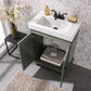 Legion Furniture WLF9324-PG Legion Furniture WLF9324-PG 24" Pewter Green Sink Vanity