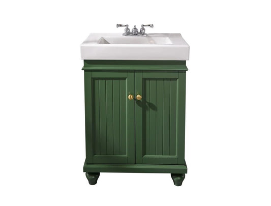 Legion Furniture WLF9324-VG Legion Furniture WLF9324-VG 24" Vogue Green Sink Vanity