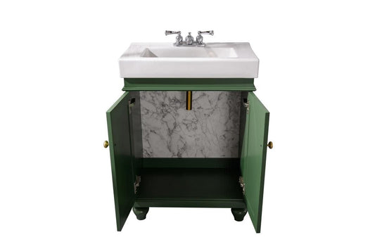 Legion Furniture WLF9324-VG Legion Furniture WLF9324-VG 24" Vogue Green Sink Vanity