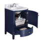 Legion Furniture WT9309-24-B-PVC Legion Furniture WT9309-24-B-PVC 24" Blue Bathroom Vanity without Mirror - PVC