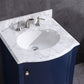 Legion Furniture WT9309-24-B-PVC Legion Furniture WT9309-24-B-PVC 24" Blue Bathroom Vanity without Mirror - PVC