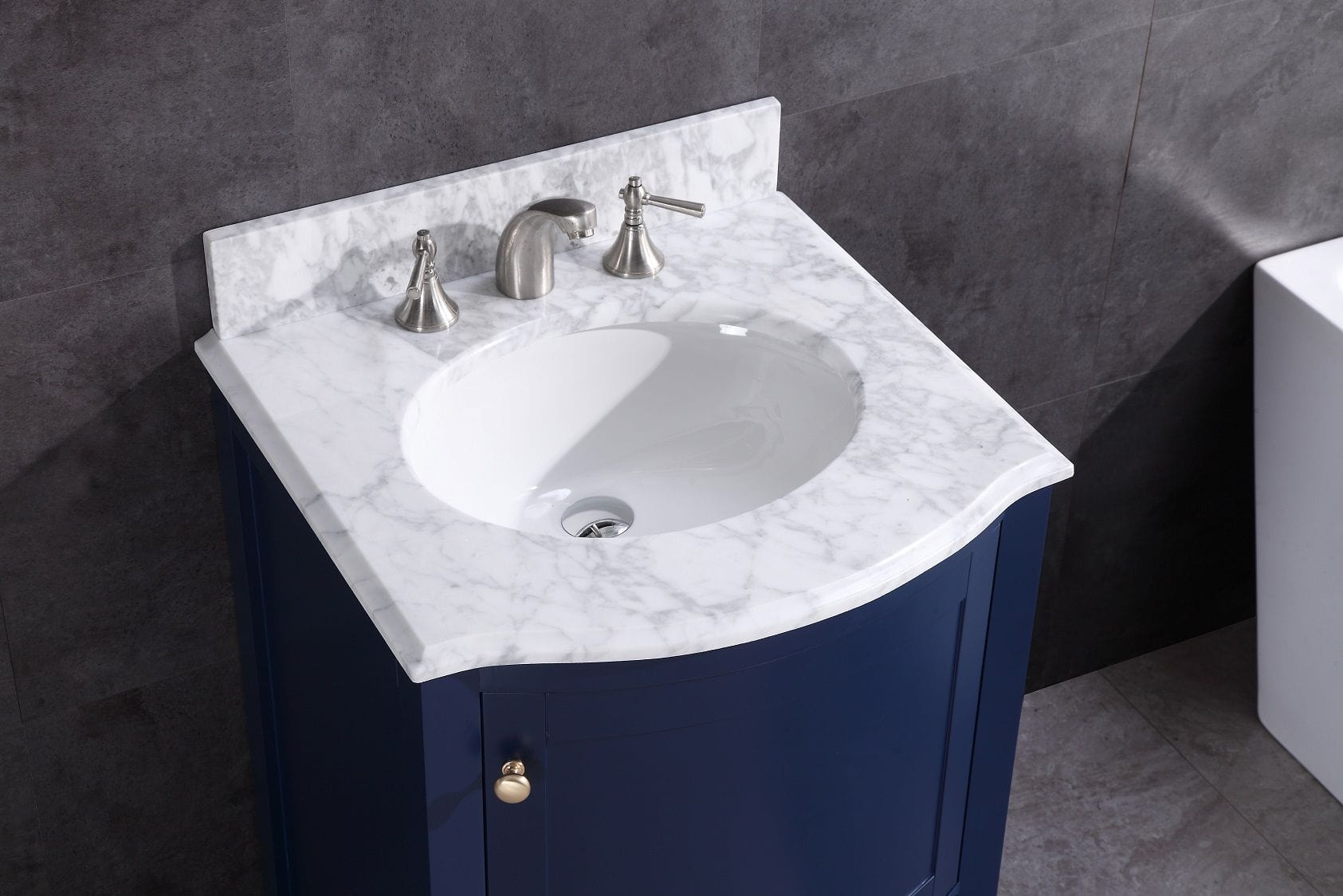 Legion Furniture WT9309-24-B-PVC Legion Furniture WT9309-24-B-PVC 24" Blue Bathroom Vanity without Mirror - PVC