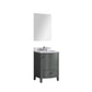 Legion Furniture WT9309-24-PG-PVC Legion Furniture WT9309-24-PG-PVC 24" Pewter Green Bathroom Vanity - PVC