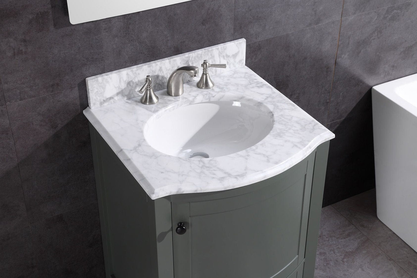 Legion Furniture WT9309-24-PG-PVC Legion Furniture WT9309-24-PG-PVC 24" Pewter Green Bathroom Vanity - PVC